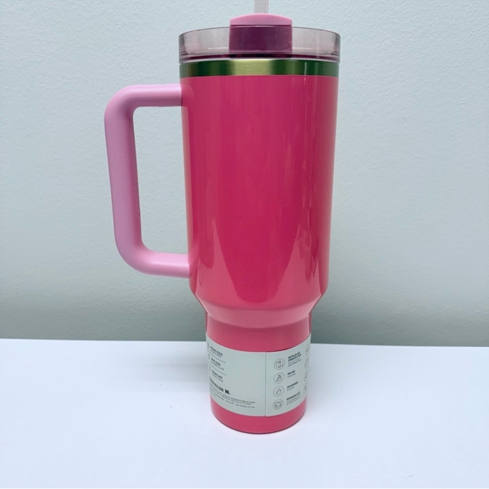 Stanley Pink Parade 40 oz Tumbler, Limited Edition Quencher H2.0 FlowState, New - Picture 9 of 9